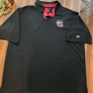 Champion Black Gamecocks Polo XL